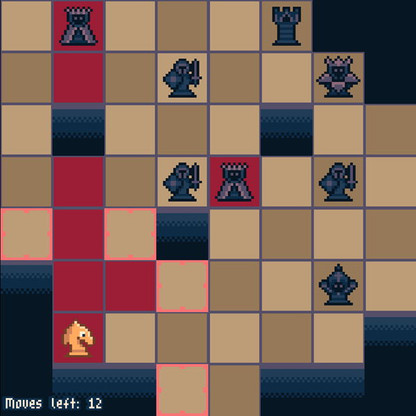 🕹️ Play Horse Knight Game Free Online Knight Chess Logic Puzzle Video