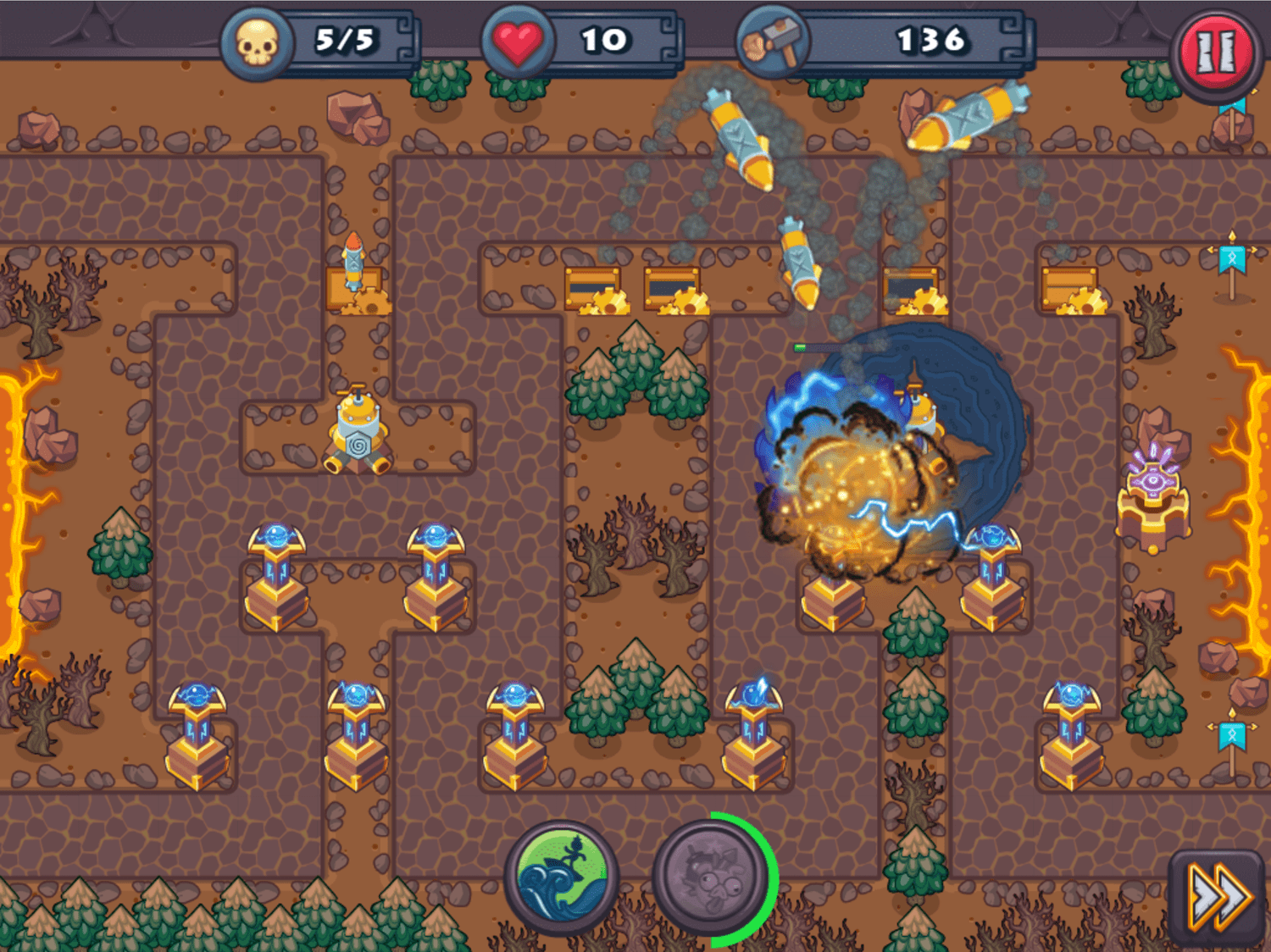 🕹️ Play King Rugni Tower Conquest Game Free Online Base Defense