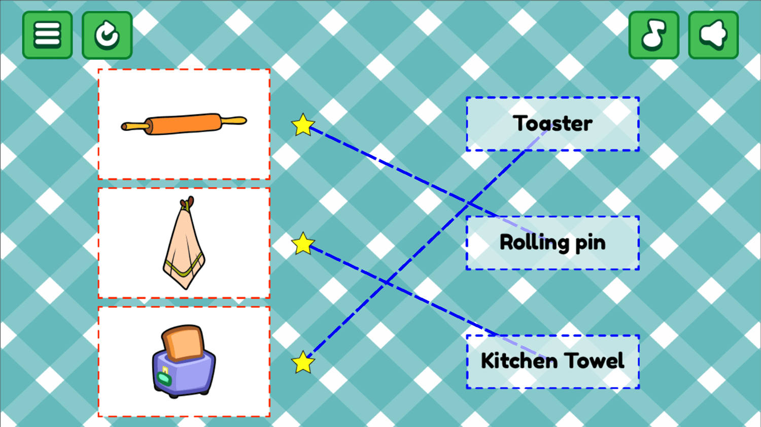 🕹️ Play Kitchen Word Game Free Online Educational Culinary Arts Visual