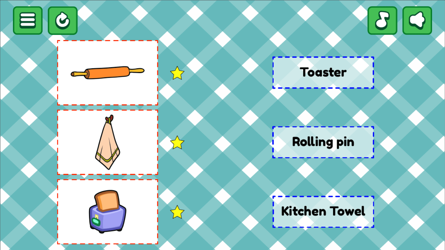 🕹️ Play Kitchen Word Game Free Online Educational Culinary Arts Visual