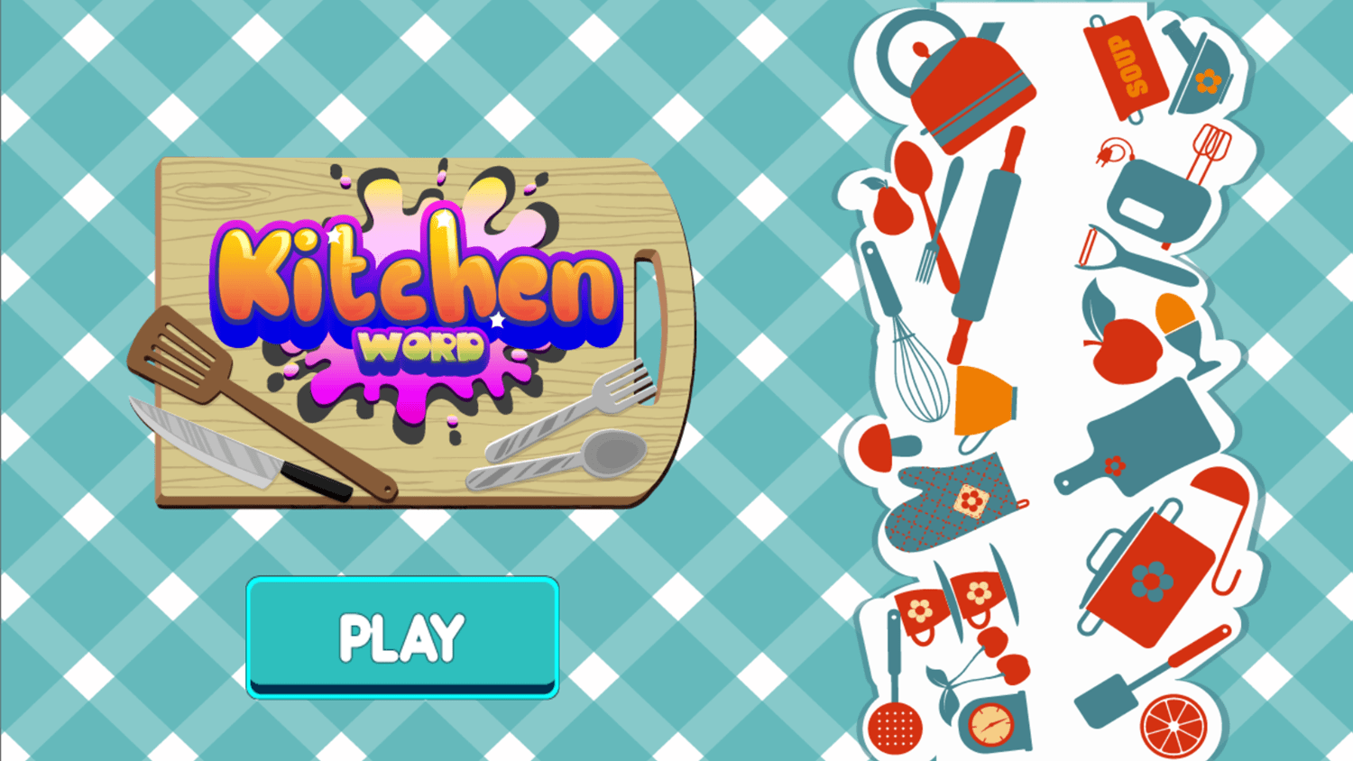 🕹️ Play Kitchen Word Game Free Online Educational Culinary Arts Visual