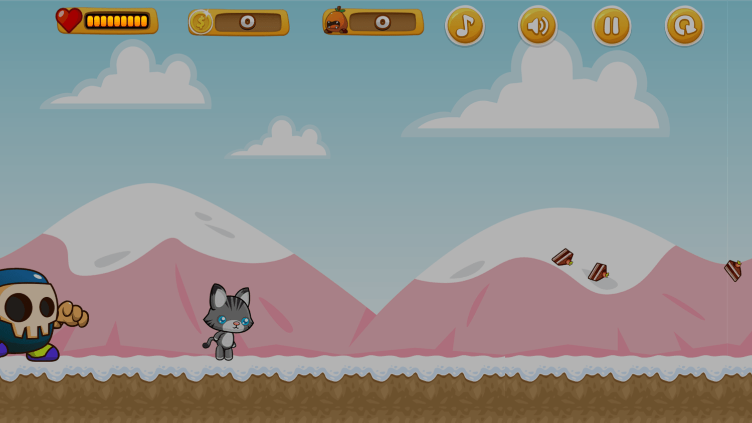 🕹️ Play Kitty Run Game Free Online Endless Running Cat Video Game for