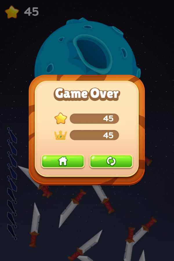 🕹️ Play Knife Shot Game Free Online Knife Toss Video Game for Kids