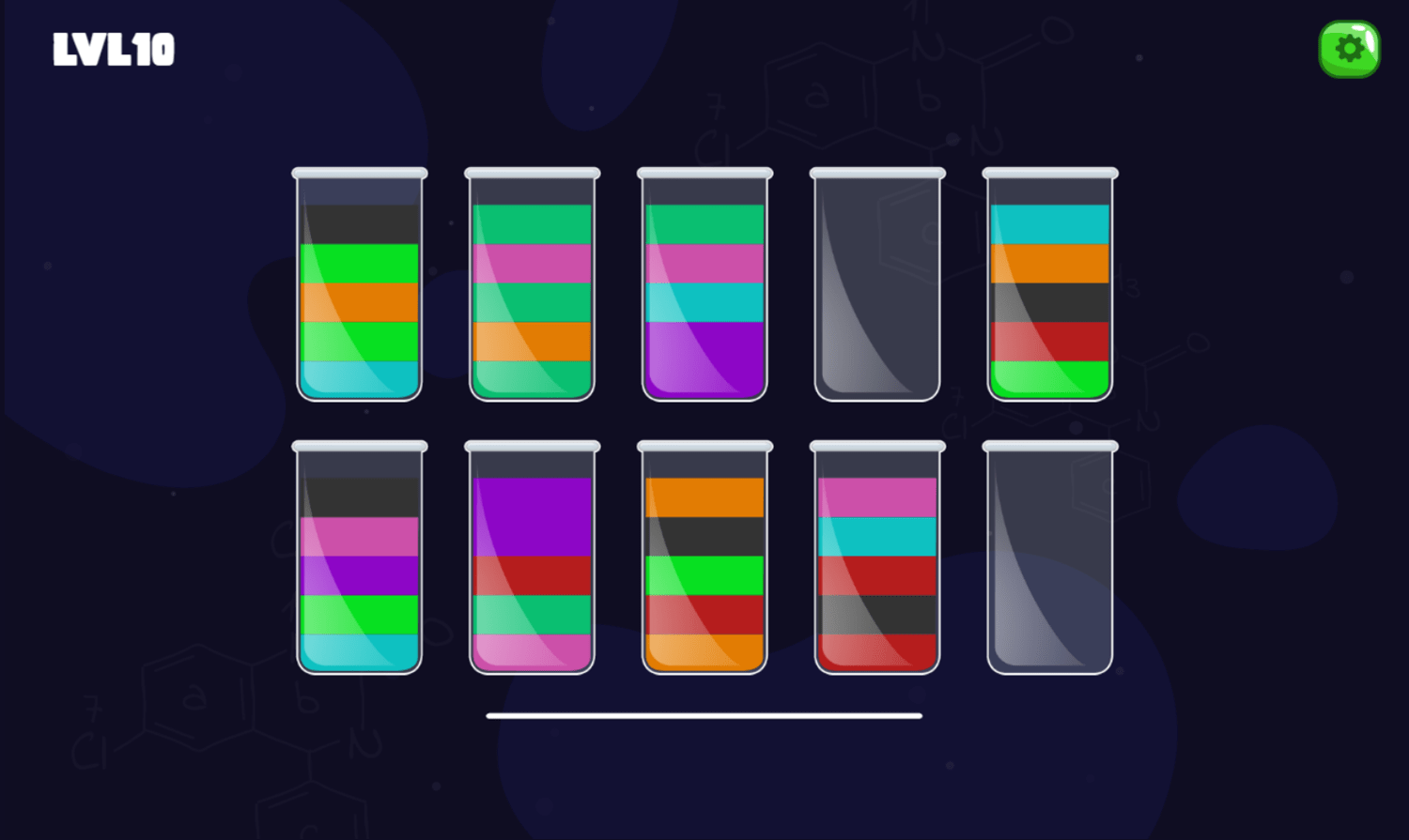 🕹️ Play Liquid Sort Game Free Online Colored Liquid Sorting Container