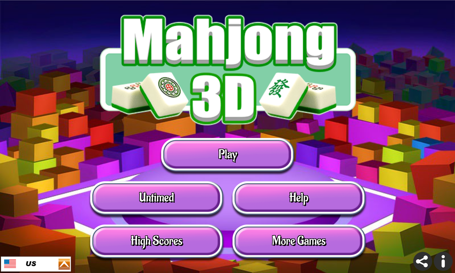 🕹️ Play Mahjong 3D Game Free Online 3D Mahjong Solitaire Video Game