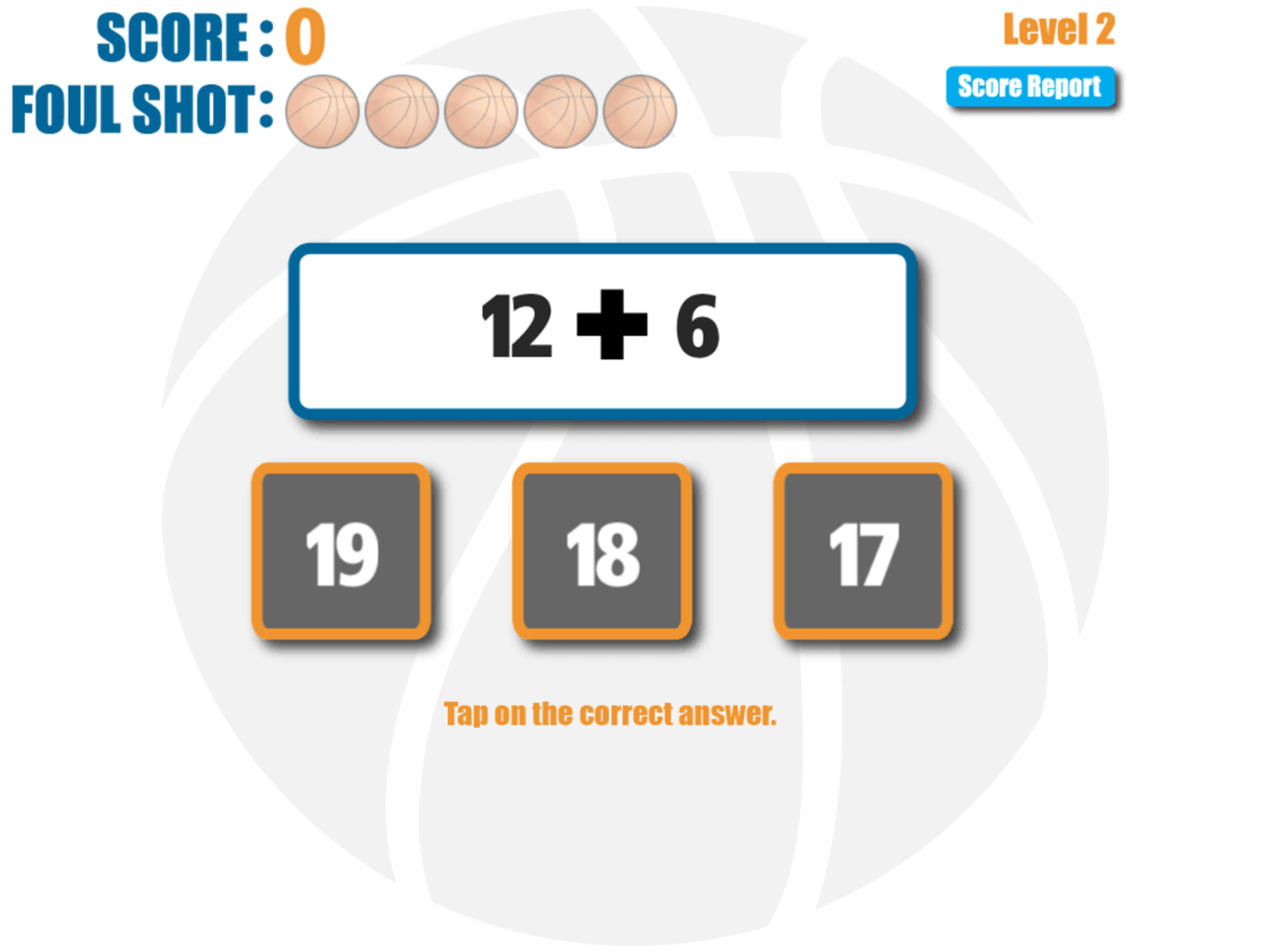 🕹️ Play Math Facts Shoot Out Game Free Online Kids Mathematics