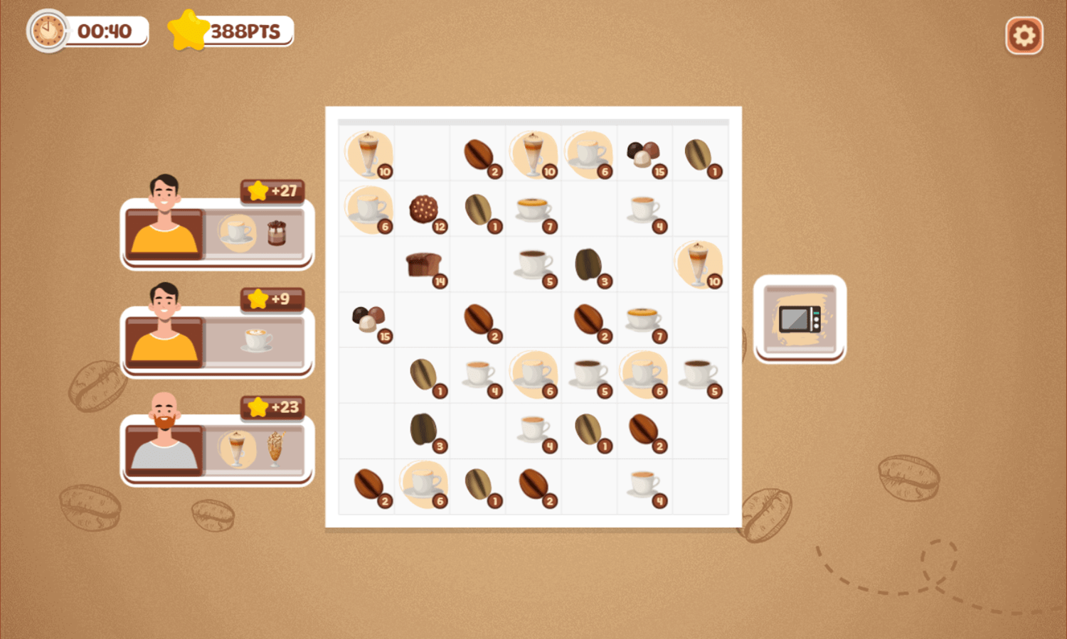 🕹️ Play Merge Coffee Game Free Online Cafe Simulation Food Merging