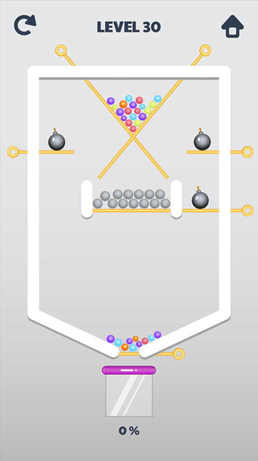🕹️ Play Move The Pin Game Free Online Pin Moving Logic Puzzle Video