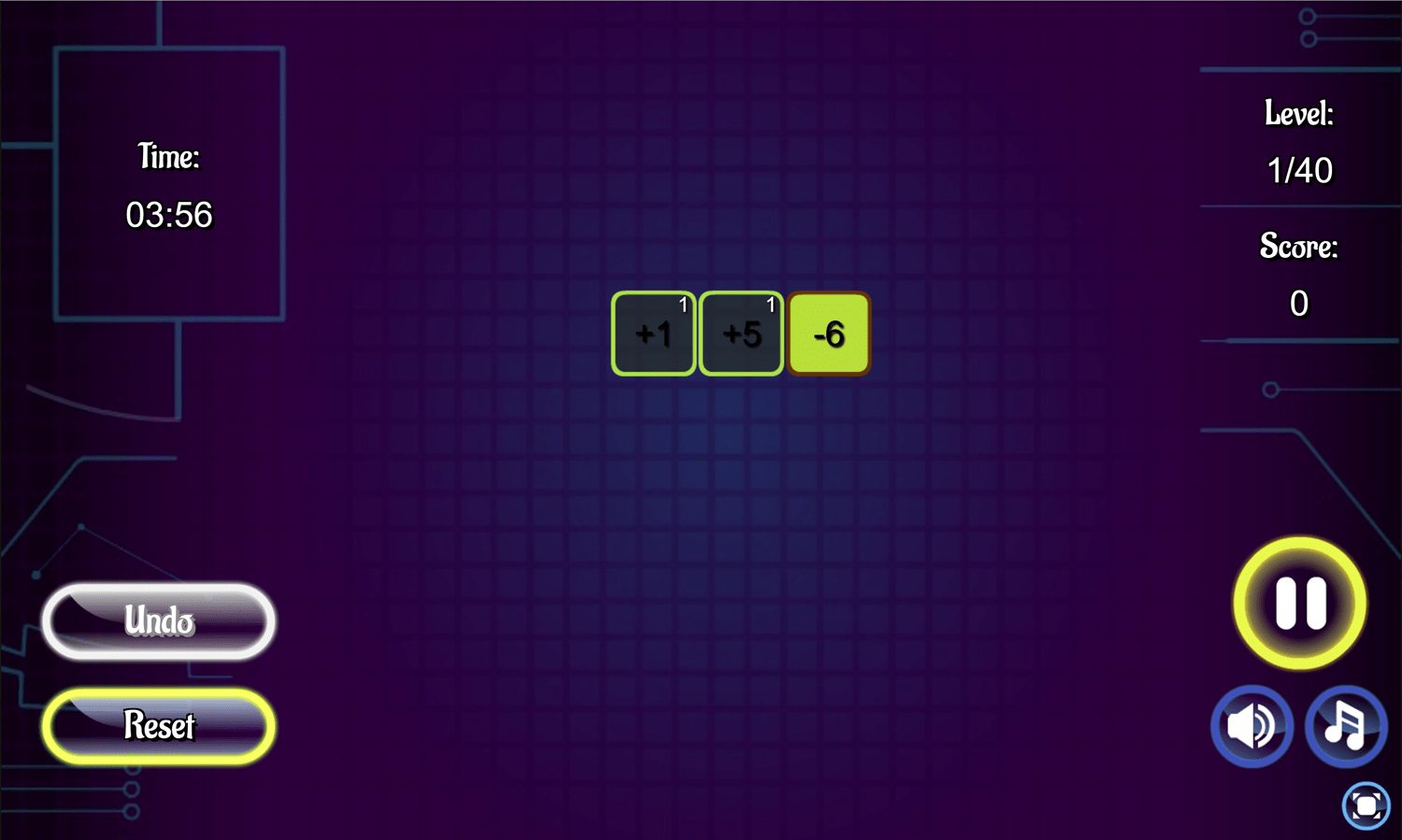 🕹️ Play Neon Math Game Free Online Arithmetic Practice Equation