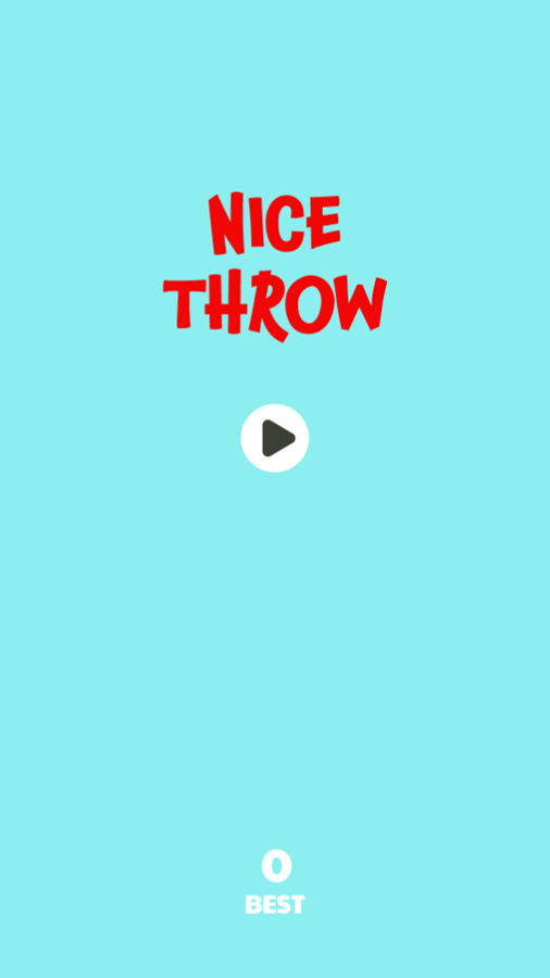 🕹️ Play Nice Throw Game Free Online Minimalistic Flick Basketball