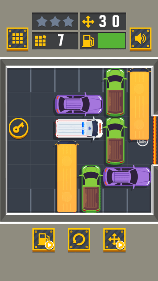 🕹️ Play Parking Jam Game Free Online Parking Lot Slide Puzzle Video