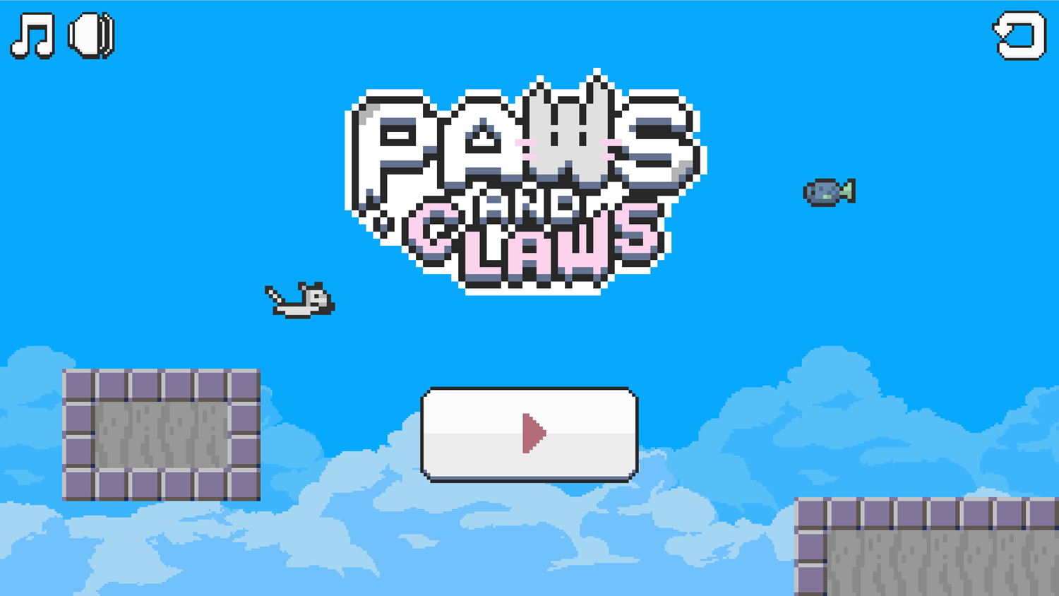 🕹️ Play Paws and Claws Game Free Online Cat Fish Eating Logic Puzzle