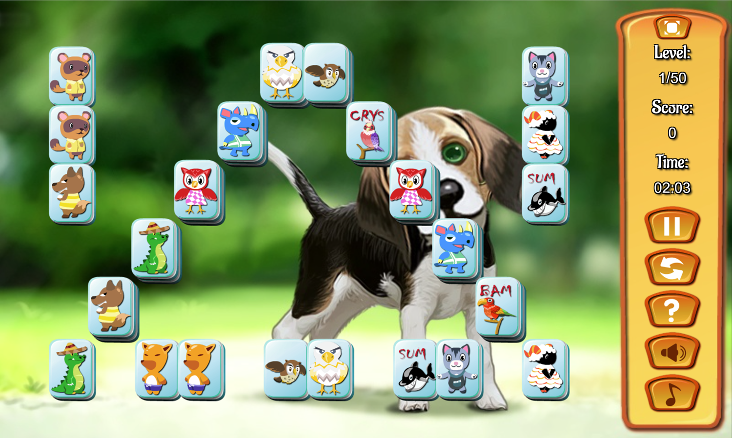 🕹️ Play Pet Mahjongg Game Free Online Pet Mahjong Solitaire Video Game