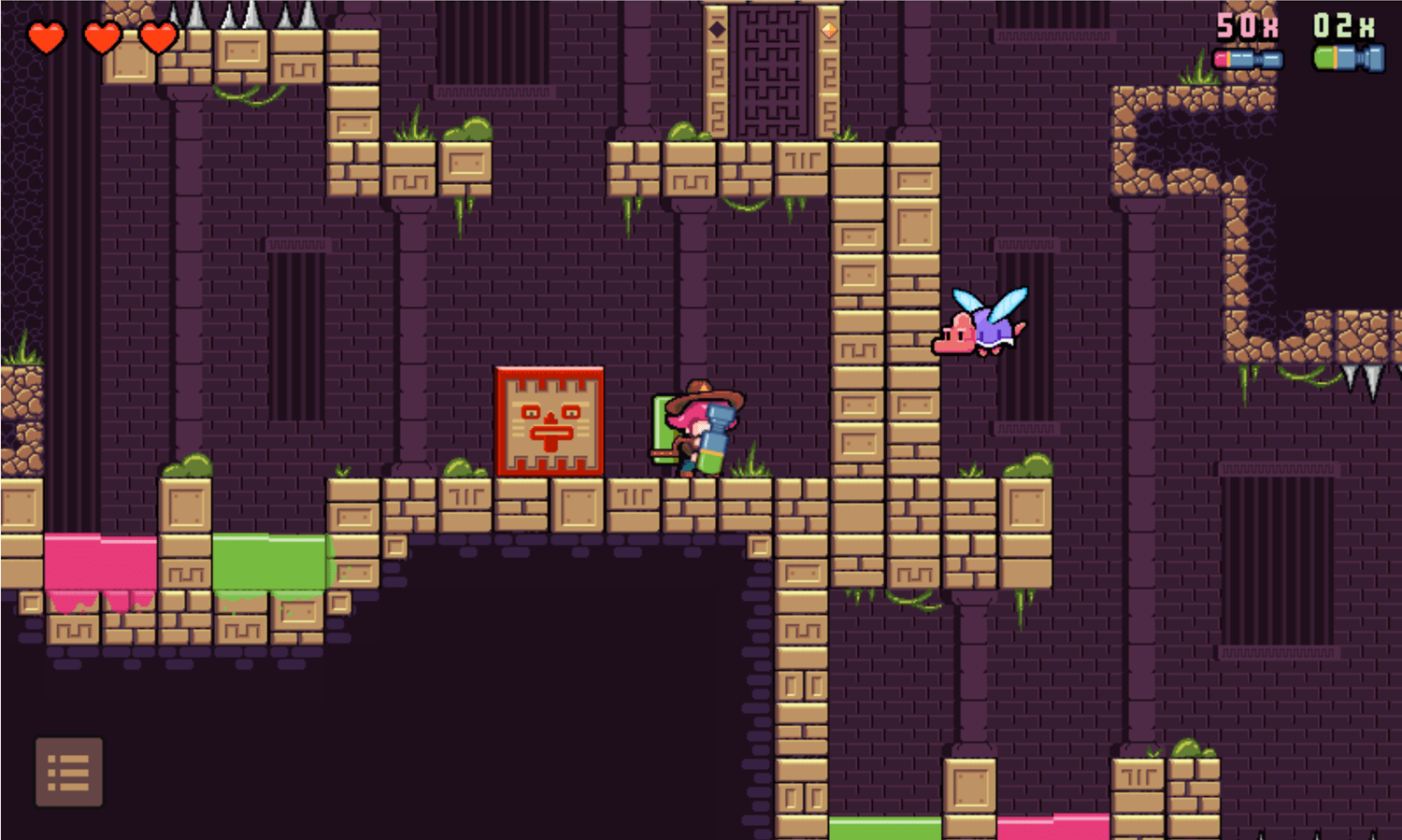 🕹️ Play Relic Splatter Game Free Online Action Adventure Pixel