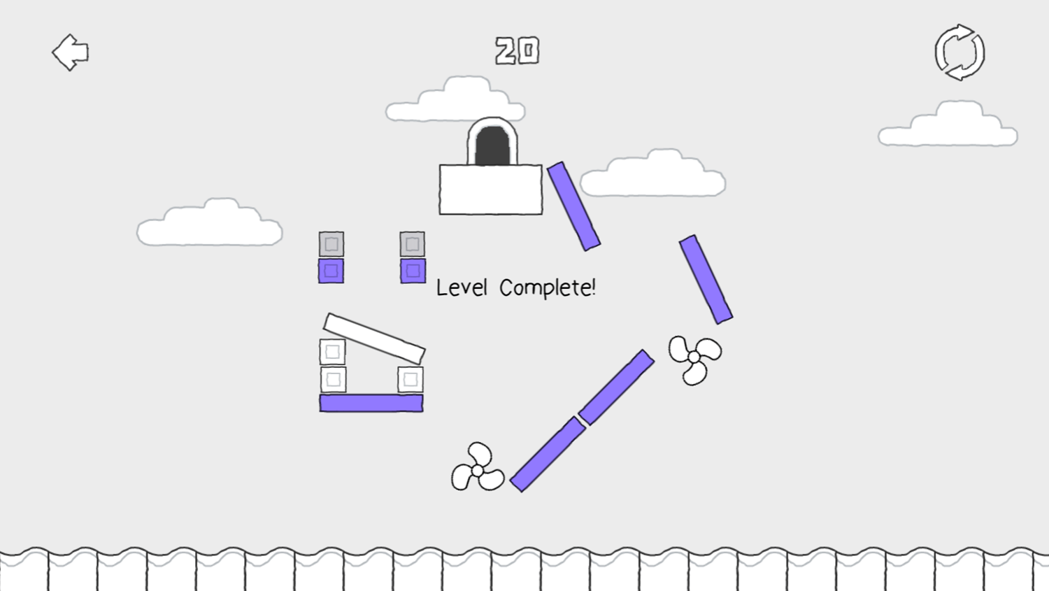 🕹️ Play Scribble World Physics Puzzle Game Free Online Hand Drawn Roll