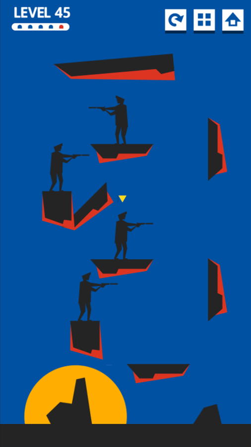 🕹️ Play Secret Agent Game Free Online Trick Shot Bullet Ricochet