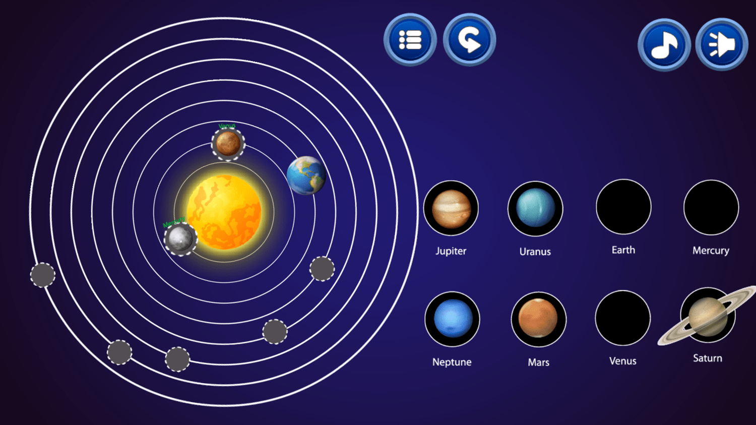 🕹️ Play Solar System Game Free Online Educational Order