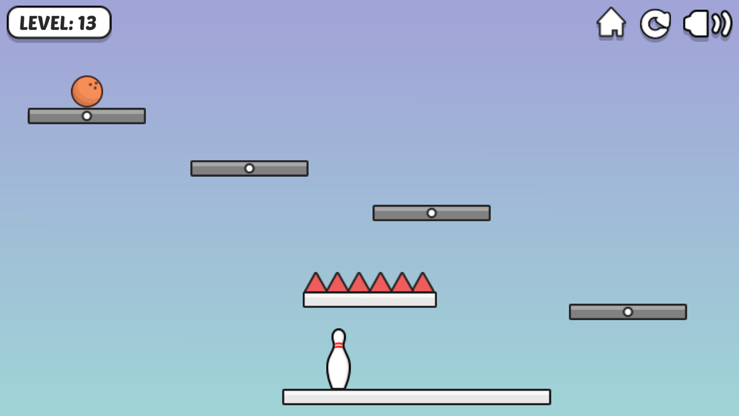 🕹️ Play Spin Bowling Game Free Online Bowling Themed Pinball Physics