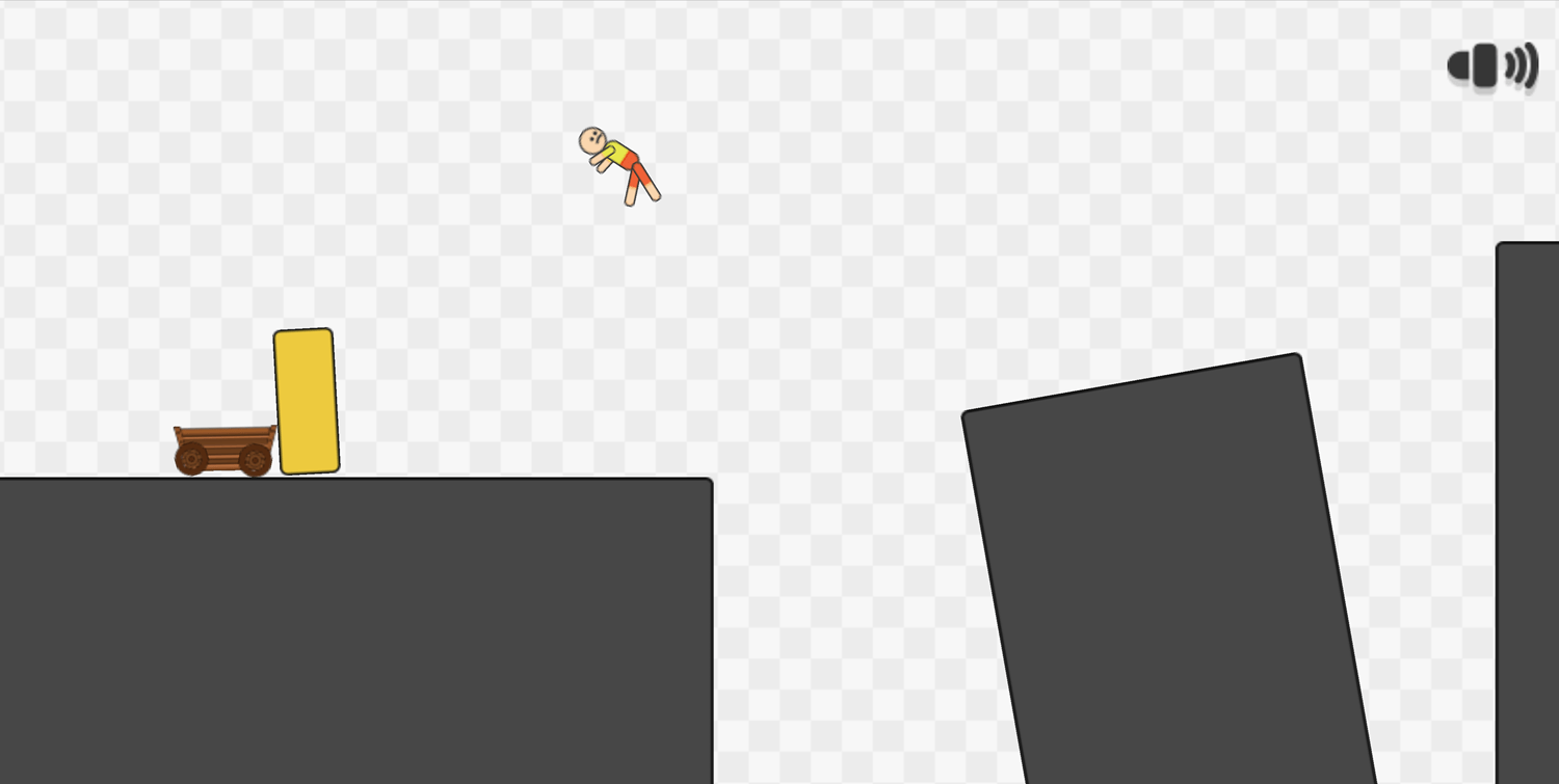 🕹️ Play Stickman Trail Game Free Online Ragdoll Physics Red Wagon