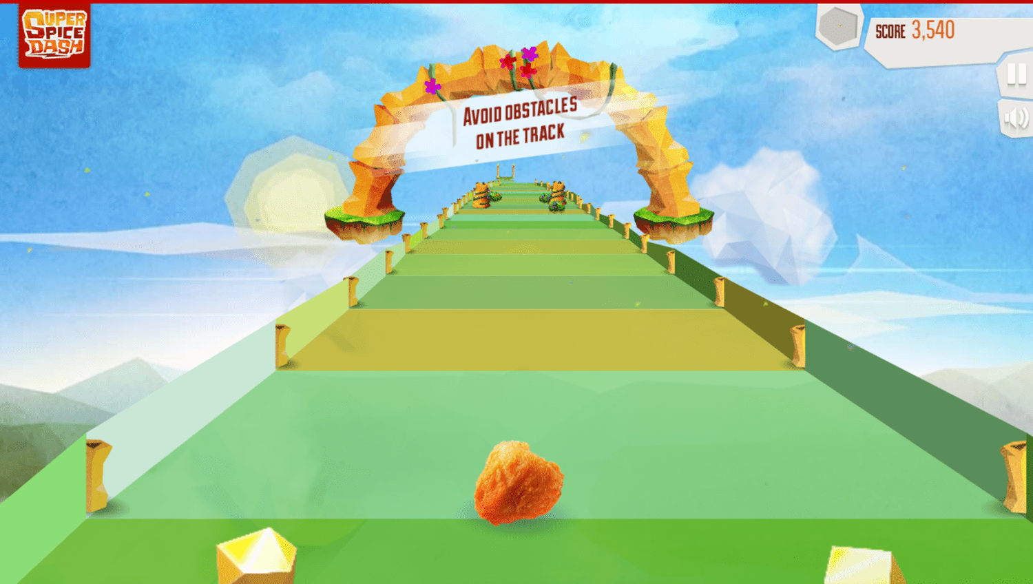 🕹️ Play Super Spice Dash Game Free Online HTML5 Endless Rolling