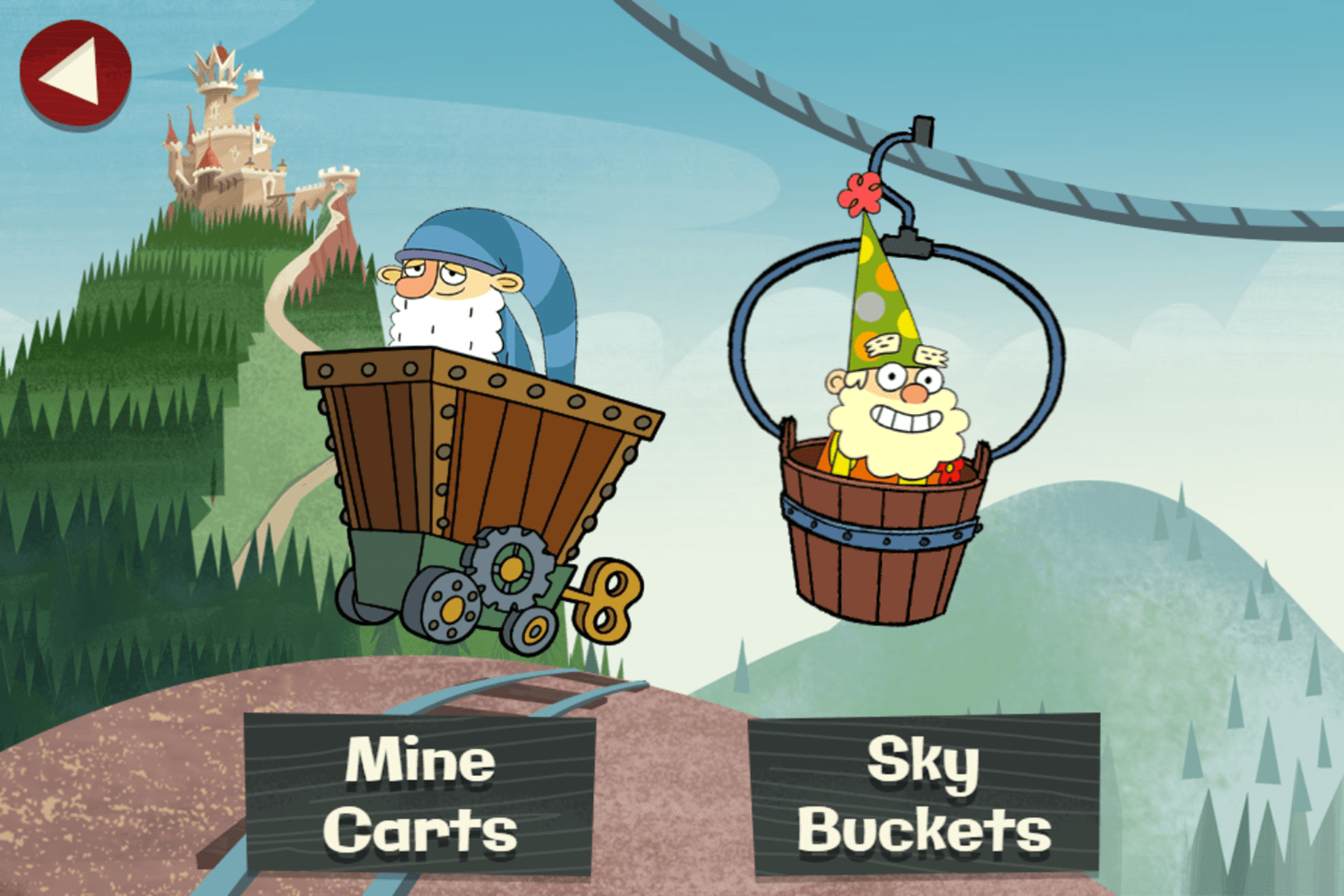 🕹️ Play The 7D Dwarf Track Builder Game Free Online Seven Dwarfs Rail Track & Sky Bucket Track