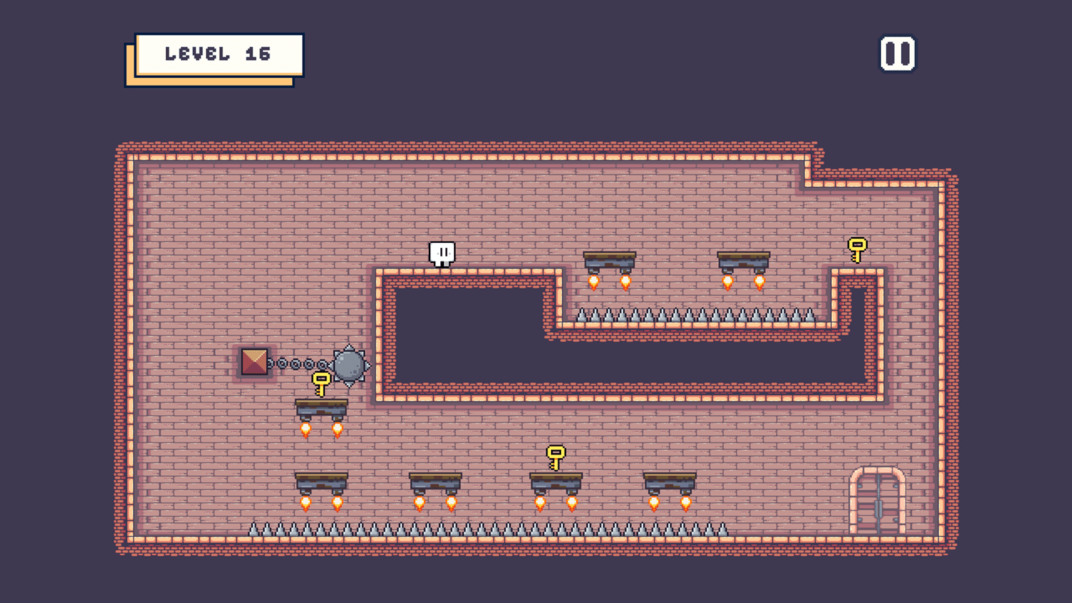 🕹️ Play The Gate Game Free Online Pixelated Room Escape Platform Video