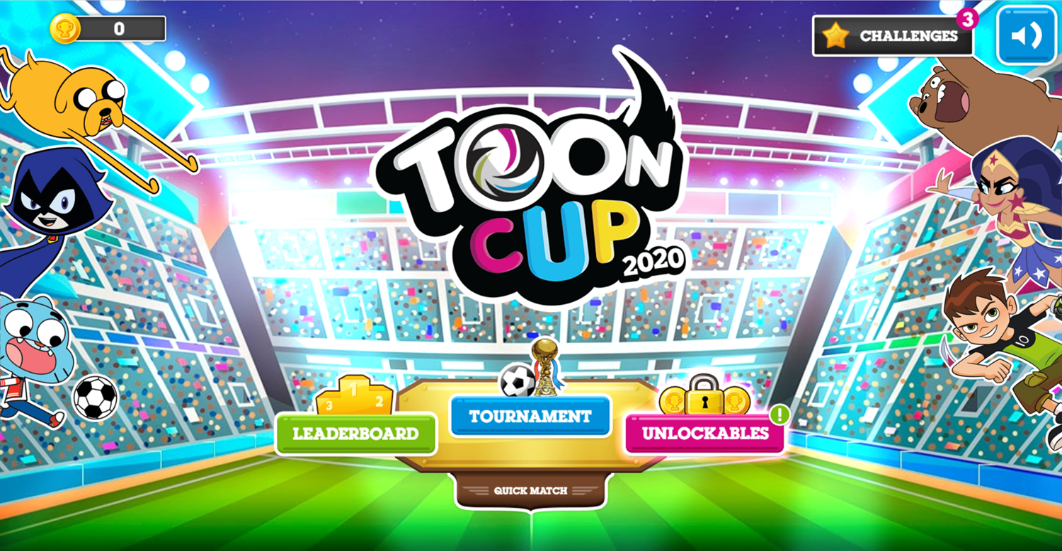 🕹️ Play Toon Cup 2020 Game Free Online Cartoon Network Soccer Video