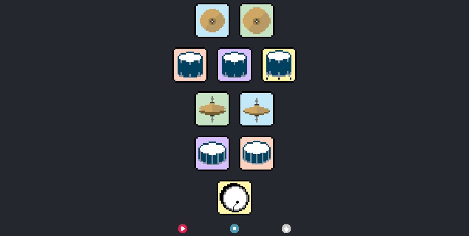 🕹️ Play Virtual Drums Game Drum Practice Simulator Online and Beat Recorder for Kids