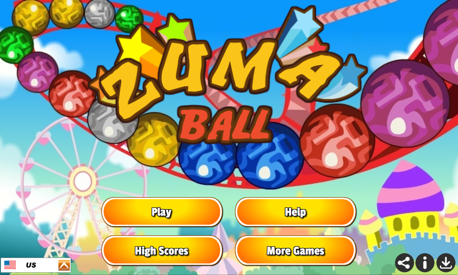 🕹️ Play Zuma Ball Game Free Online Ball Chain Shooting Video Game for