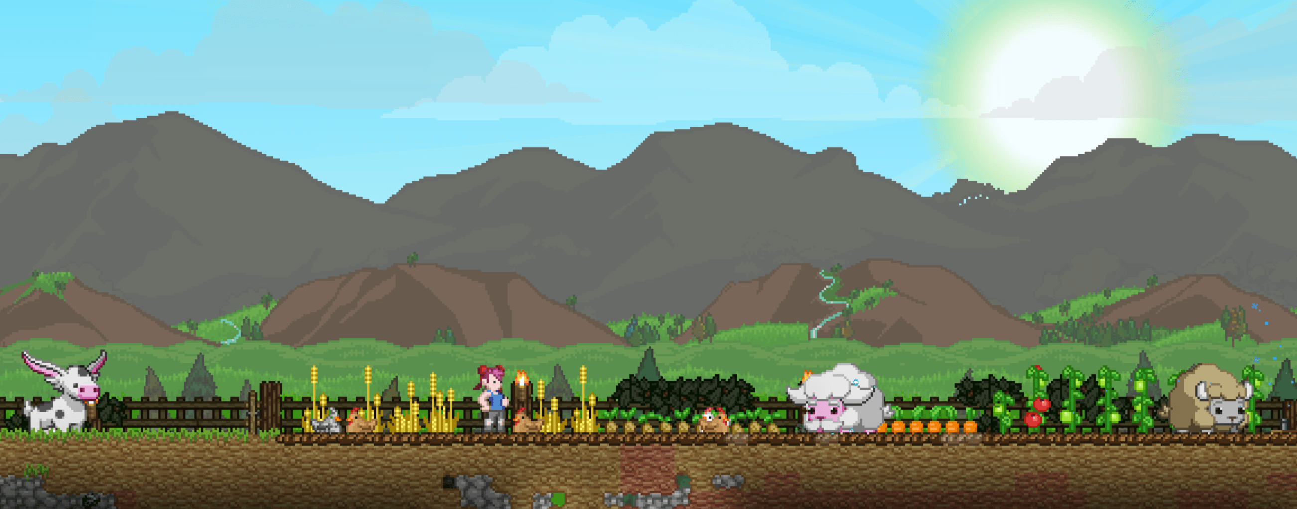 Starbound 4th July Where the Fluffalo Roam