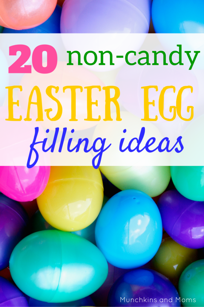 20 NonCandy Easter Egg Filling Ideas Munchkins and Moms