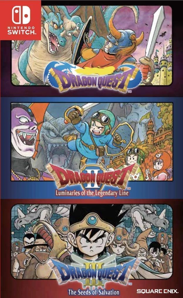 Dragon Quest Trilogy Collection (1+2+3) Nintendo Switch Físico Nuevo