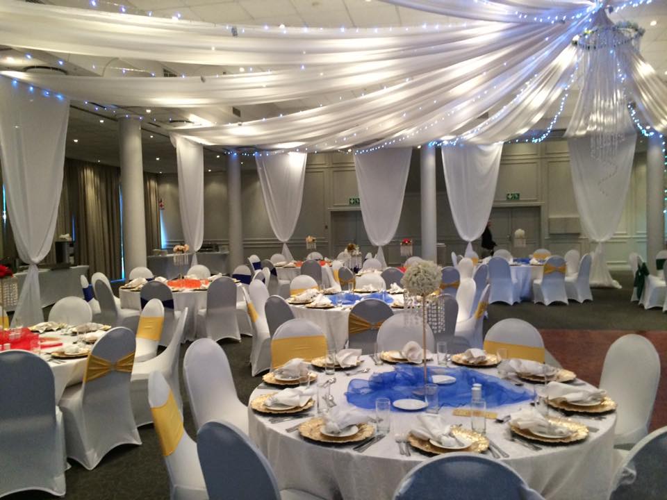 Draping Matric Ball Decor At Home