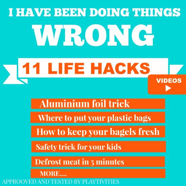 Life hacks to simplify your life PLAYTIVITIES