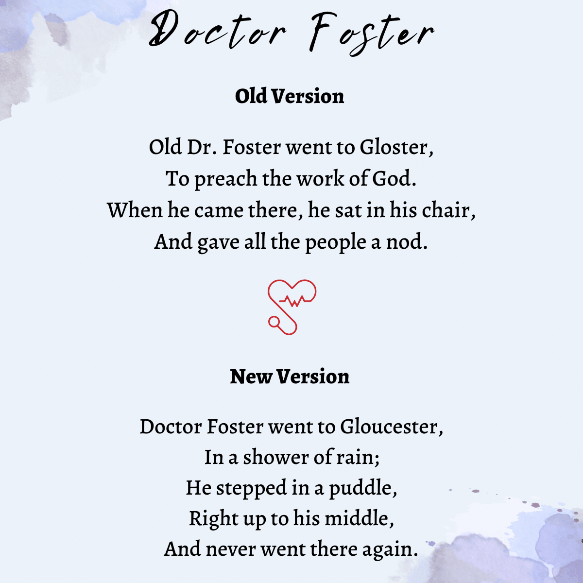 Doctor Foster Printable Lyrics, Origins, and Video