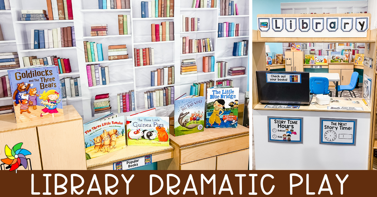 Library Dramatic Play HRZ Play to Learn Preschool