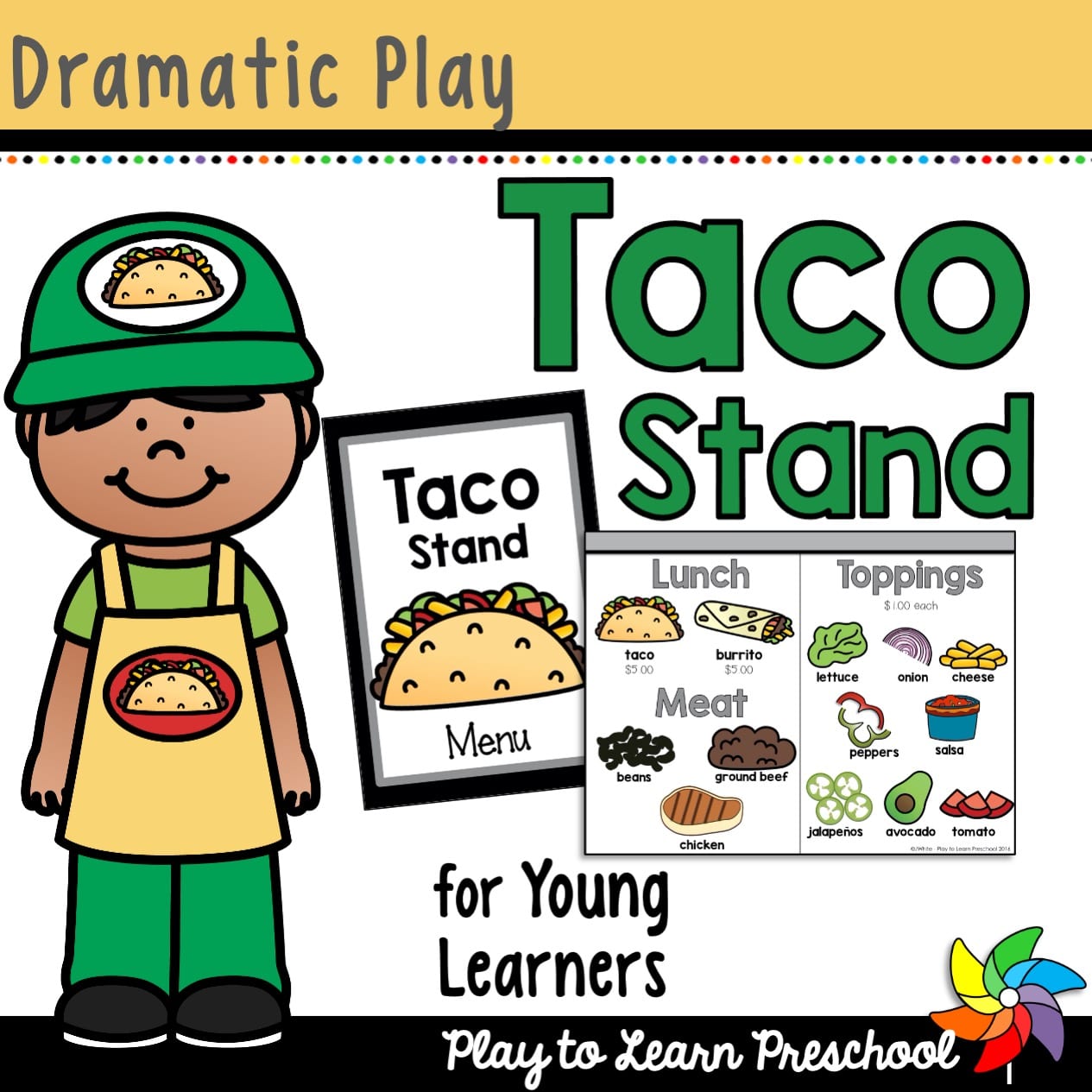 Taco Dramatic Play A Spicy Restaurant Center