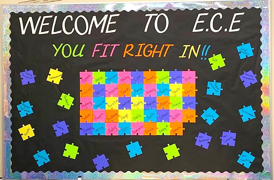 Bulletin board Karla B. Play to Learn Preschool