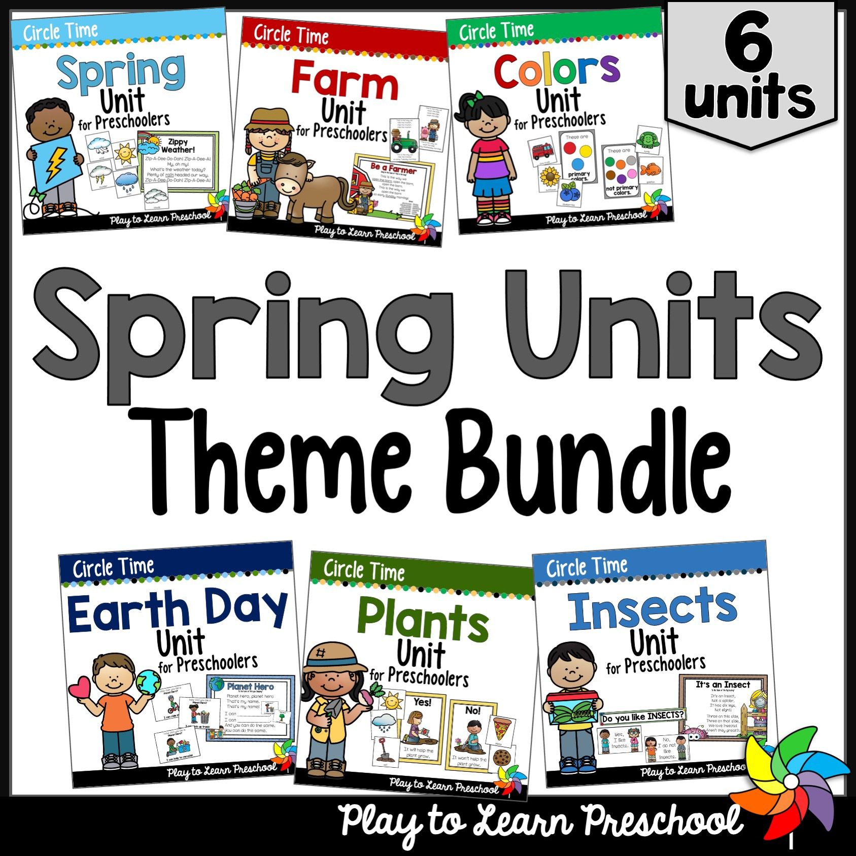 Preschool Thematic Units Spring Circle Time Lessons Play to Learn