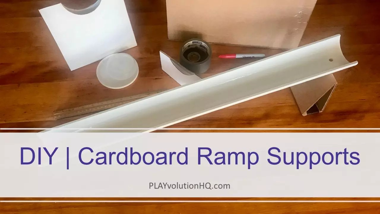 DIY Cardboard Ramp Supports Playvolution HQ