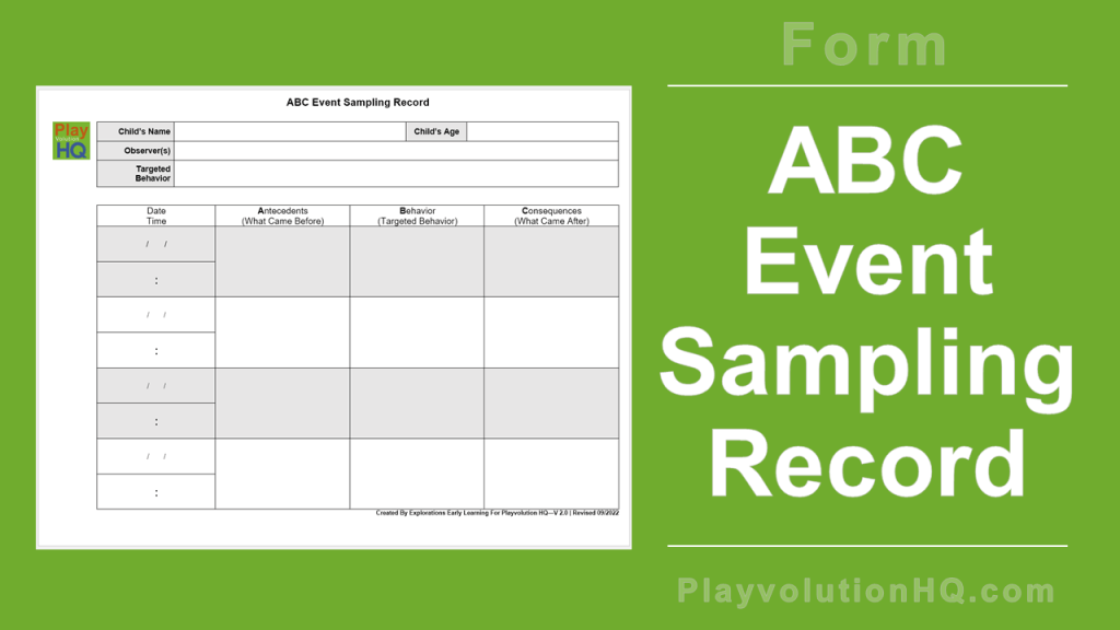 Free Forms ABC Event Sampling Record Playvolution HQ