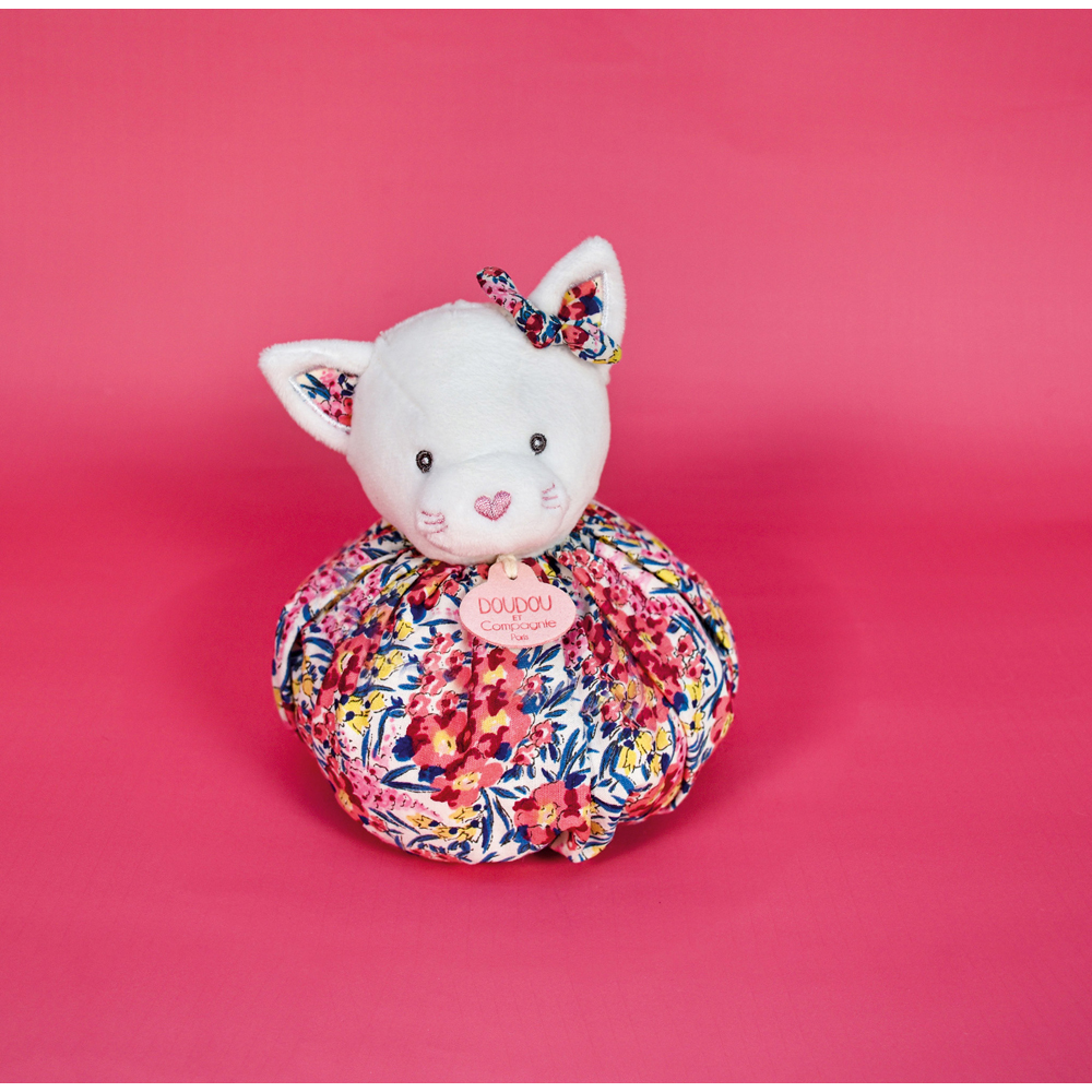 DOUDOU BALL CAT 25CM DOUDOU Playwell Canada Toy Distributor