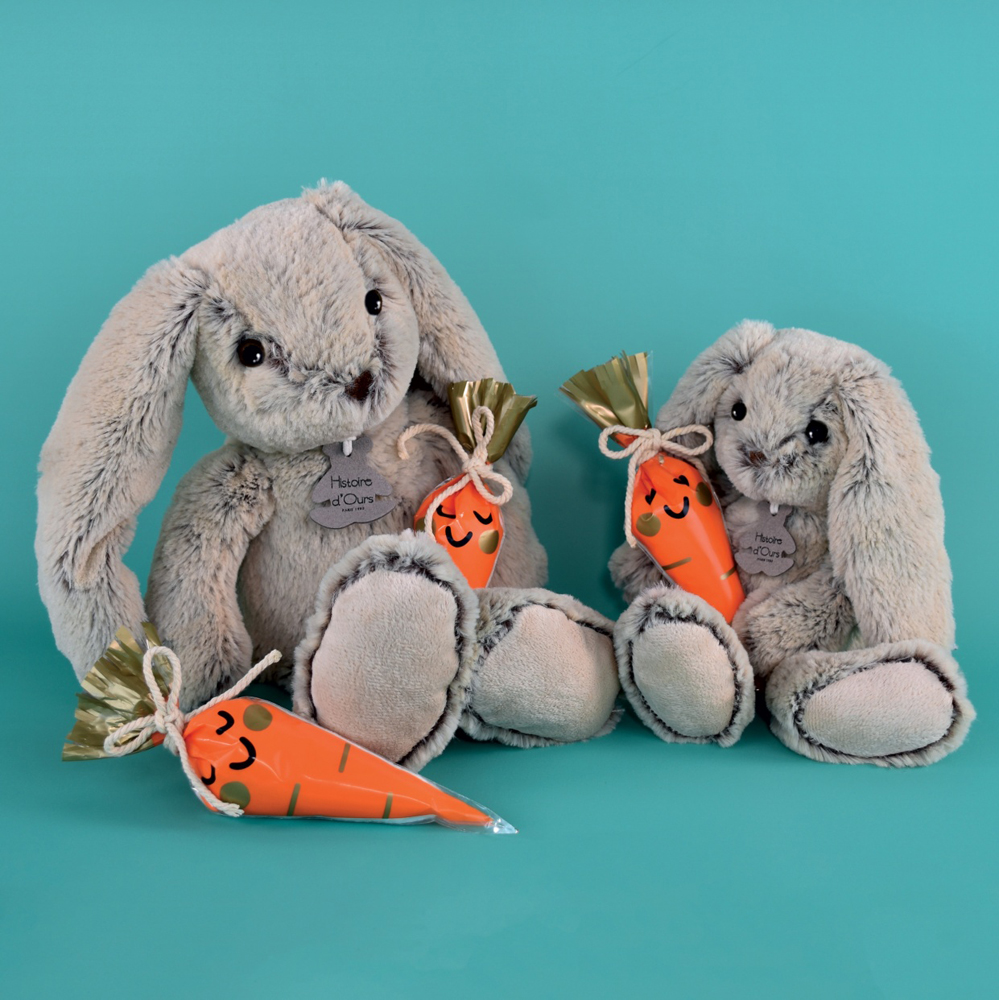 COPAIN CALIN BEIGE RABBIT 25CM DOUDOU Playwell Canada Toy Distributor