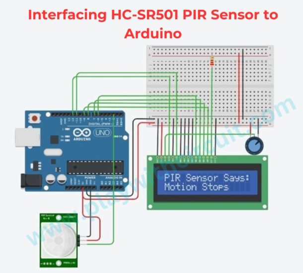 How HCSR501 PIR Sensor Works & How to Interface it with Arduino