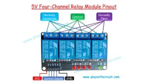 Interfacing 5V 4-Channel Relay Module with Arduino