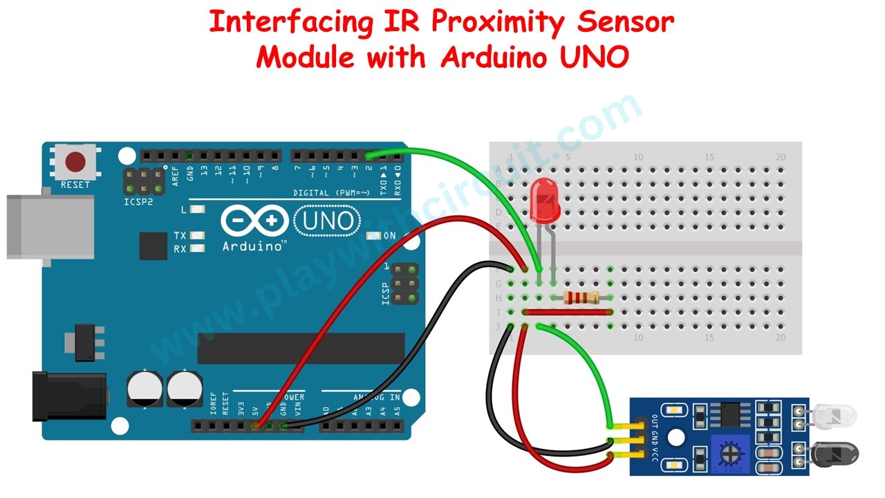IR Sensor Module Interfacing with Arduino Uno