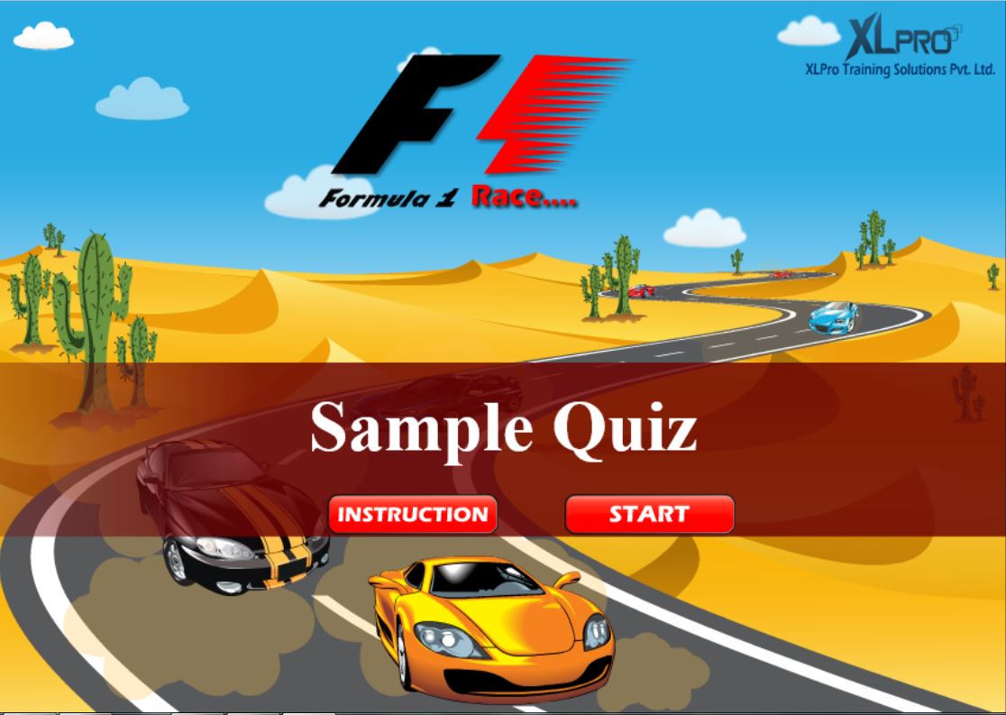 Car Racing Game Template ELearning Gamification, Videos and