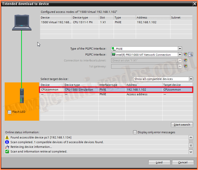 TIA Portal PLCSIM Advanced