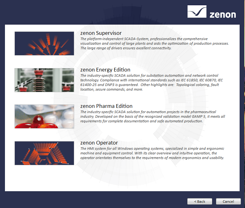 SCADA ZENON Supervisor (COPADATA)