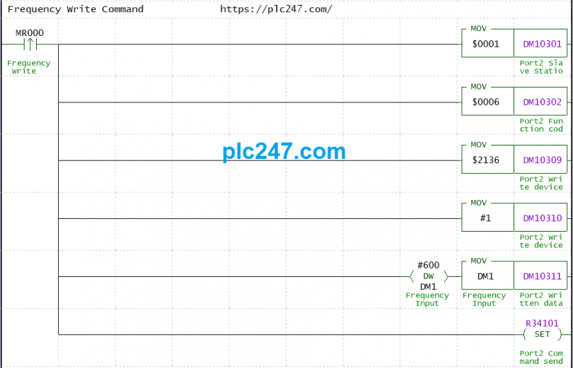 ATV312 Schneider VFD Modbus RTU PLC Keyence Tutorial
